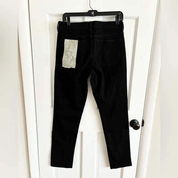 Everlane Mens Black Athletic 4 way stretch organic jean size 29x30 new - Picture 8 of 9